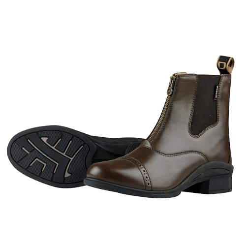 Dublin Altitude Zip Paddock Boots, Brown, Ladies 7.5